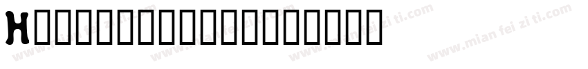 Hoeflersfree字体转换