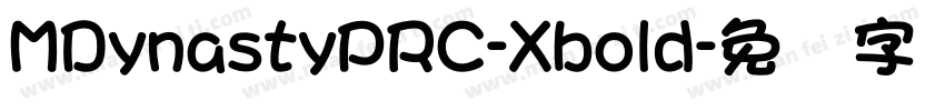 MDynastyPRC-Xbold字体转换