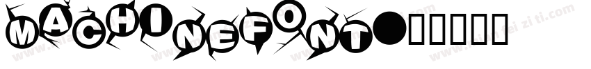 MachineFont字体转换
