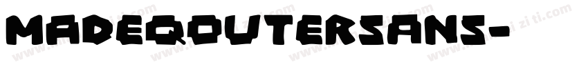 MADEQOutersans字体转换