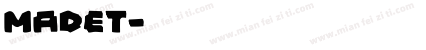 MADET字体转换