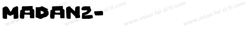 Madan2字体转换
