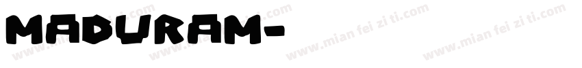Maduram字体转换