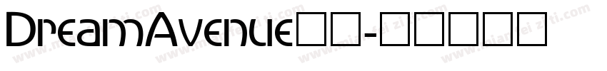 DreamAvenue字体字体转换