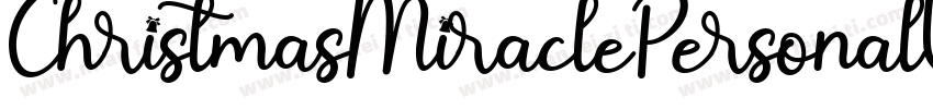 ChristmasMiraclePersonalUse-8DZ0字体转换