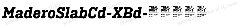 MaderoSlabCd-XBd字体转换