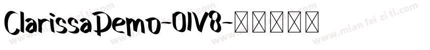 ClarissaDemo-O1V8字体转换