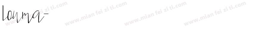louma字体转换