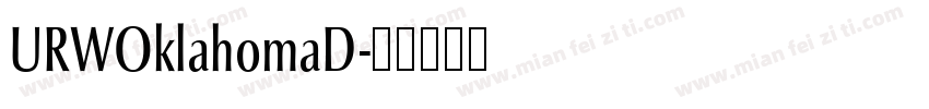 URWOklahomaD字体转换