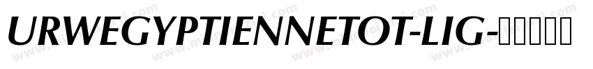 URWEGYPTIENNETOT-LIG字体转换