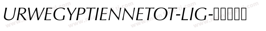 URWEGYPTIENNETOT-LIG字体转换