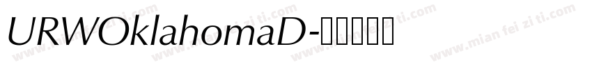 URWOklahomaD字体转换