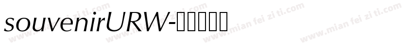 souvenirURW字体转换