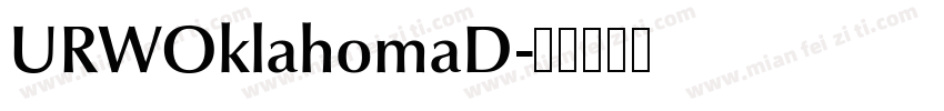URWOklahomaD字体转换