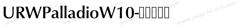 URWPalladioW10字体转换