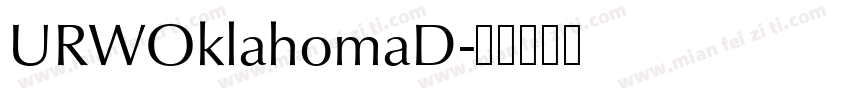 URWOklahomaD字体转换