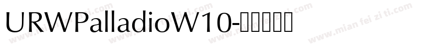 URWPalladioW10字体转换