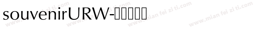 souvenirURW字体转换