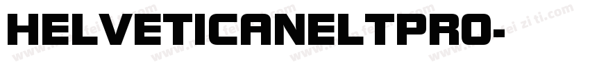 HELVETICANELTPRO字体转换