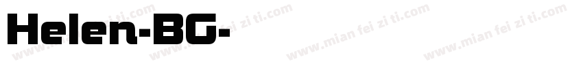Helen-BG字体转换