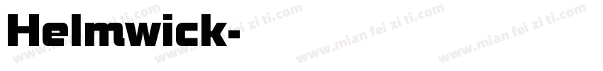 Helmwick字体转换