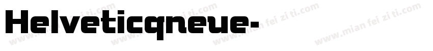 Helveticqneue字体转换