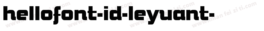hellofont-id-leyuant字体转换