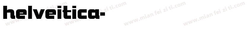 helveitica字体转换