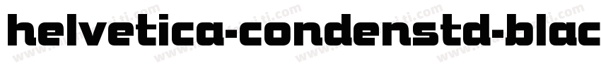 helvetica-condenstd-black-se字体转换