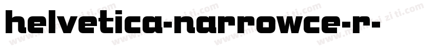 helvetica-narrowce-r字体转换
