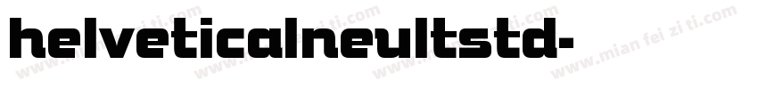 helveticalneultstd字体转换