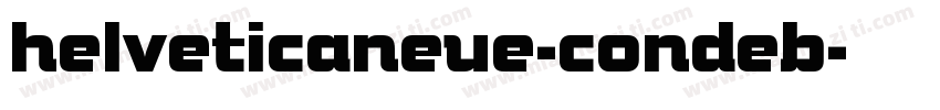 helveticaneue-condeb字体转换