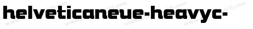 helveticaneue-heavyc字体转换