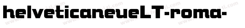 helveticaneueLT-roma字体转换