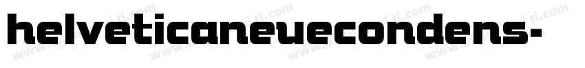 helveticaneuecondens字体转换