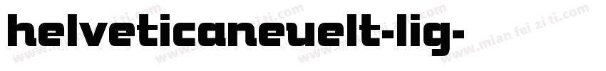 helveticaneuelt-lig字体转换