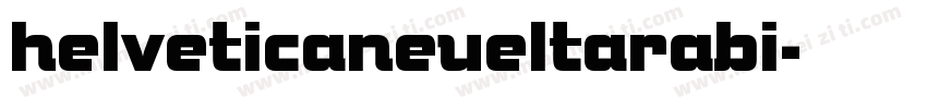 helveticaneueltarabi字体转换