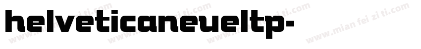 helveticaneueltp字体转换
