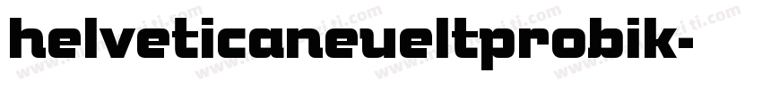 helveticaneueltprobik字体转换