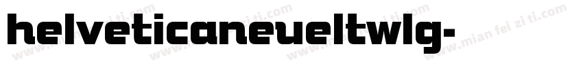 helveticaneueltwlg字体转换