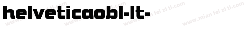 helveticaobl-lt字体转换