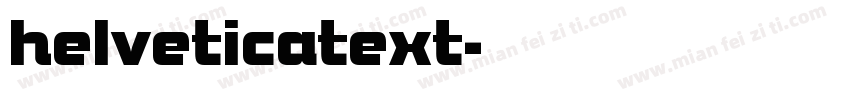 helveticatext字体转换