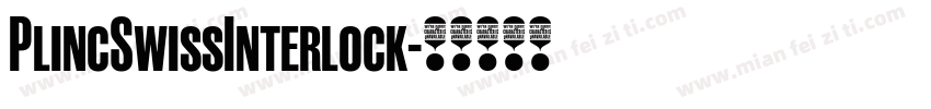 PlincSwissInterlock字体转换