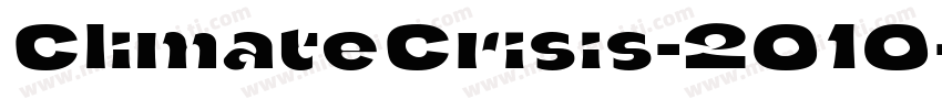 ClimateCrisis-2010字体转换