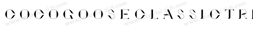 cocogooseclassictrial字体转换
