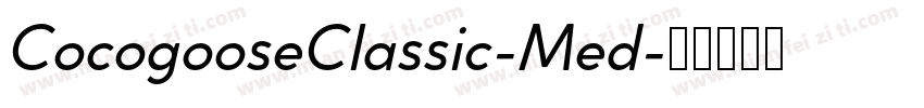 CocogooseClassic-Med字体转换