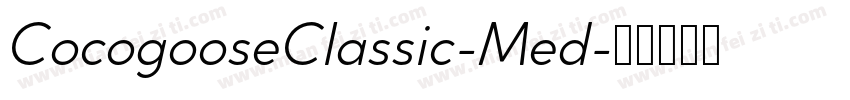 CocogooseClassic-Med字体转换