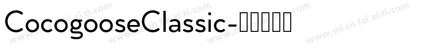 CocogooseClassic字体转换