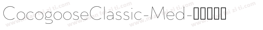 CocogooseClassic-Med字体转换