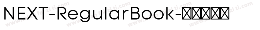 NEXT-RegularBook字体转换